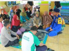 Polisi RW Ditpolairud Polda Jatim Kirim Bantuan Sembako dan Obat – obatan ke Lumajang