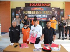 Polres Magetan Berhasil Ungkap Tiga Kasus Narkoba, Pengedar dan Pengguna Diamankan