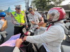 Polres Bojonegoro Gelar Aksi Simpatik Ajak Masyarakat Tertib Berlalulintas
