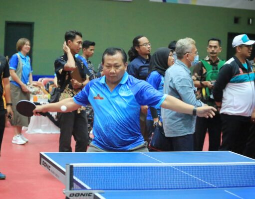 Kapolda Jatim Hadiri Kejuaraan Tenis Meja Cheng Hoo Cup I
