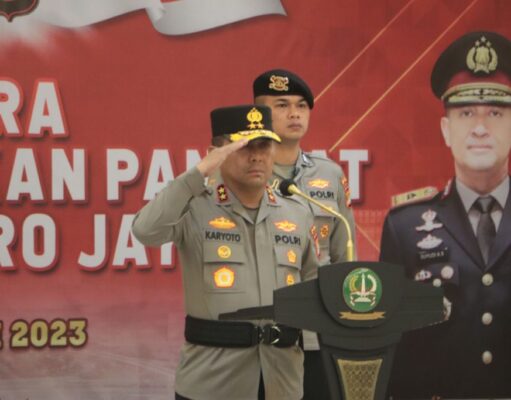 Kapolda Metro Pimpin Upacara Kenaikan Pangkat Periode 1 Juli 2023