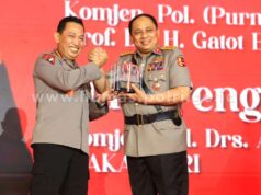 Kapolri Jenderal Listyo Sigit Hadiri Purna Tugas Komjen Gatot