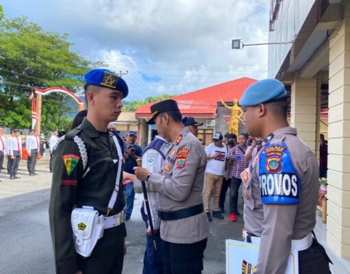 Polres Kepulauan Sangihe Laksanakan Gelar Pasukan Dalam Rangka Operasi Kepolisian Kewilayahan Patuh Samrat – 2023