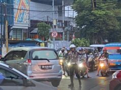 Laksanakan Pengaturan di Hari Kedua Operasi Patuh Samrat 2023, Personel Polresta Manado Siap Tindak Pelanggar Lalu Lintas