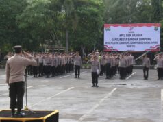 Polresta Bandar Lampung Gelar Apel Polisi RW Tingkat Kota Bandar Lampung