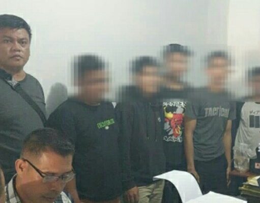 Lakukan Pengeroyokan di Pelabuhan Samudera Bitung, 5 Pria ini Diamankan Polisi