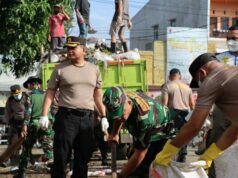 Kapolres Kotamobagu Ajak Warga Peduli Kebersihan Lingkungan