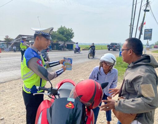 Satgas Operasi Patuh Polres Pringsewu Terus Kampanyekan Keselamatan Lalu Lintas