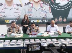Ditresnarkoba Polda Metro Jaya Tangkap Kurir Narkoba Sabu 36 Kilogram