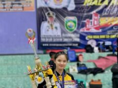 Atlet Silat Polwan Polres Empat Lawang Mendapatkan Juara 1 Mendali Emas