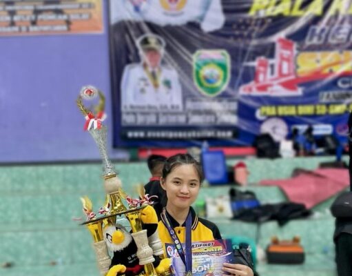 Atlet Silat Polwan Polres Empat Lawang Mendapatkan Juara 1 Mendali Emas