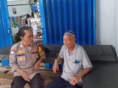 Bhabinkamtibmas Sambangi Warga Berkoordinasi Soal Kamtibmas di Wilayah Pondok Rangon