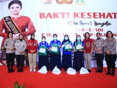 Polwan Gelar Bakti Kesehatan Donor Darah Jelang Hari Jadi Ke 75