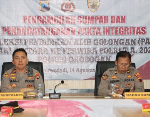 Sejumlah Anggota Polres Grobogan Tingkatkan Pendidikan Kemampuan Profesi