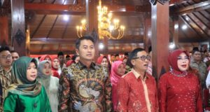 Kapolres Grobogan Hadiri Acara Malam Resepsi HUT RI Ke 78 Bersama Warga