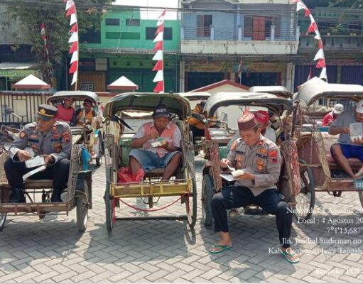 Tukang Becak Datangi Polsek Godong Polres Grobogan