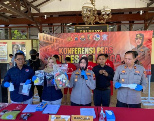 Sat Res Narkoba Polres Salatiga Ringkus 4 Pelaku Penyalahgunaan Narkotika