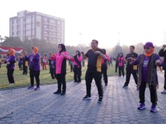 Peringati Hari Jadi Polwan RI ke-75, Polda Jatim gelar Olahraga Bersama