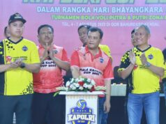 Kapolda Jateng Irjen Pol Ahmad Luthfi Hadiri Upacara Pembukaan Bola Volley Kapolri Cup Zona IV di GOR Bahurekso Kendal