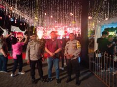 Ciptakan Kondisi Aman Polsek Semarang Barat Monitor Polytron Gathering And Awarding Night 2023 Di Sam Poo Kong