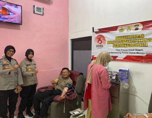 Sambut Hari Jadi Polwan Ke 75 Polres Pekalongan Kota Gelar Bakti Kesehatan