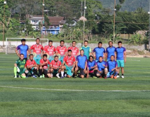 Jalin Tali Persahabatan Dan Silaturahmi Dengan Jurnalis, Polres Semarang Gelar Tanding Sepak Bola