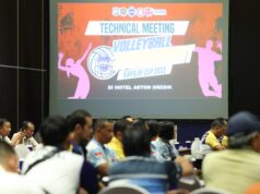 Pastikan Kesiapan Turnamen Voli Kapolri Cup 2023 seri 2, Panitia Adakan Tehnical Meeting