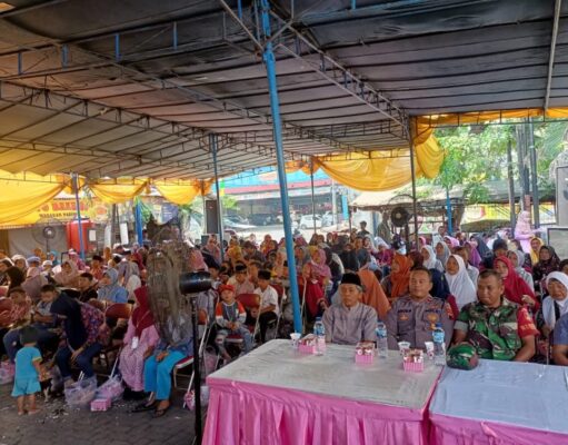 Pengajian Sambut Tahun Baru Islam 1445 H PPJP Polsek Gayamsari Amankan Lokasi