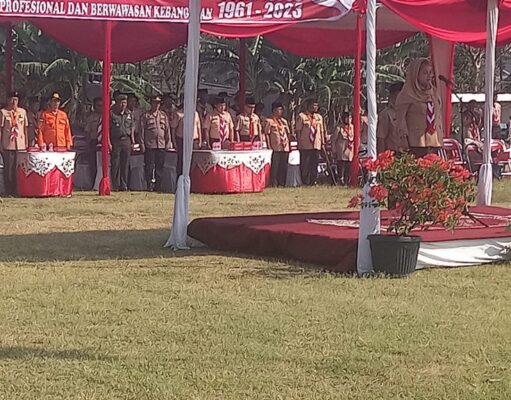 Polsek Pedurungan Polrestabes Semarang Hadiri Upacara Peringatan Hari Pramuka Ke-62