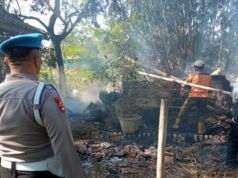 Polres Semarang Tinjau Kandang Ternak Habis Terbakar Di Sruwen Jawa Tengah