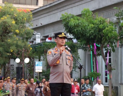 Kapolrestabes Semarang Pimpin Apel Siaga Dampak El Nino