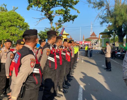Siaga Polres Rembang Amankan Kirab Budaya HUT RI Ke 78