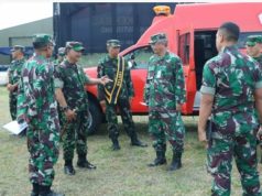 Komandan Kodiklatau Tinjau Kegiatan Gladi Bersih Prajurit TNI AU Di Lanud Wiriadinata
