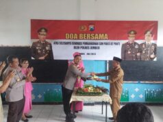 Polisi Peduli Pendidikan, Polres Jember Renovasi Gedung SD Pakis 2