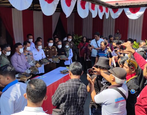 Polres Jember Bersama Forkopimda Musnahkan BB 10 Kg Ganja Hasil Ungkap Jaringan Antar Propinsi