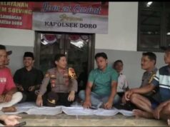 Kapolsek Doro Polres Pekalongan Lakukan Giat Jumat Curhat