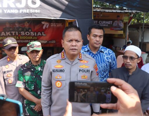 Kapolresta Sidoarjo Resmikan Kampung Bebas Narkoba di Tanggulangin
