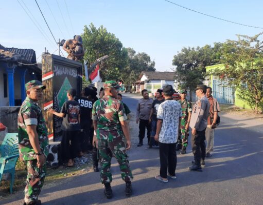 Kapolres Nganjuk Apresiasi Warga Pagar Nusa yang Bongkar Sendiri Tugu Perguruan Pencak Silat