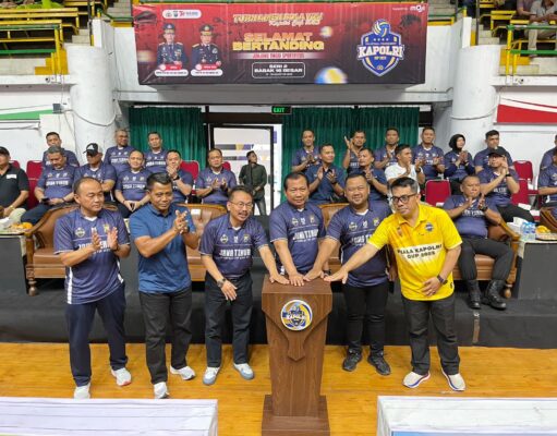 Kapolda Jatim Beri Support di Opening Ceremony 16 Besar Volleyball Tournament Kapolri Cup 2023