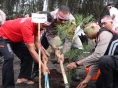 Polri Lestarikan Negeri, Polresta Banyuwangi Tanam 1.531 Bibit Pohon Serentak di HUT RI ke – 78