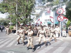 Peringati Proklamasi Polri, Polda Jatim Bersama Rooderburg Soerabaia Gelar Aksi Teatrikal