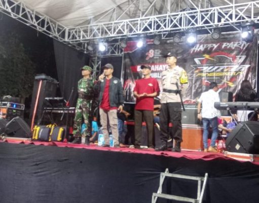 Polresta Pati Gelar Pengamanan Konser Dangdut Di Desa Payang