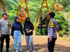 Polsek Doro Pekalongan Gelar Kamtibmas Di Obyek Wisata Curug