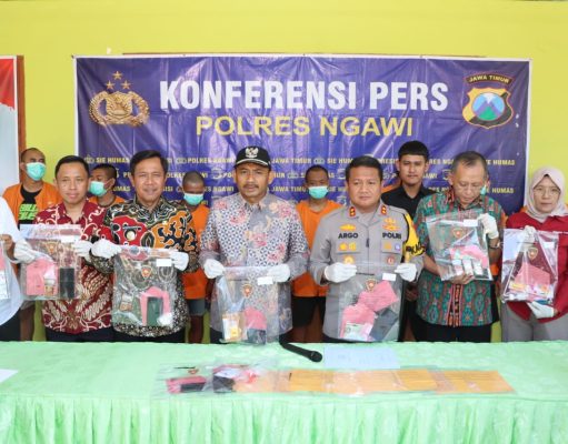 Polres Ngawi Berhasil Amankan 15 Orang Terduga Pengedar dan Pengguna Narkoba