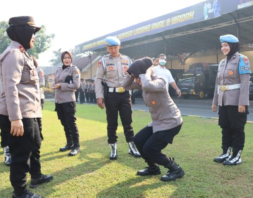 Menertibkan Personil, Polresta Mojokerto Gelar Gaktibplin Polwan
