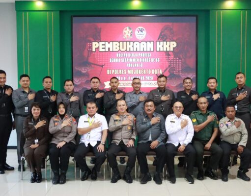 Wujudkan Pimpinan Polri Presisi, Kapolresta Mojokerto Buka KKP Serdik Sespimmen Dikreg Ke-63 Pokjar 13 T.A 2023