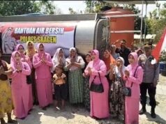 Langkah Polres Sragen Bantu Air Bersih Bagi Warga Sukodono Akibat Musim Kemarau