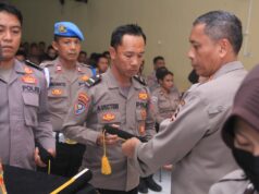 Anggota Bhabinkamtibmas Polres Pesawaran Terima Penghargaan Dari Kapusdik Binmas Lemdiklat Polri