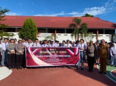 “Polwan Goes To School” Polwan Polda Sulut Ajak Pelajar Bijak Bermedia Sosial