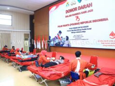 Jelang HUT ke-75, Polwan Gelar Aksi Kemanusiaan Donor Darah